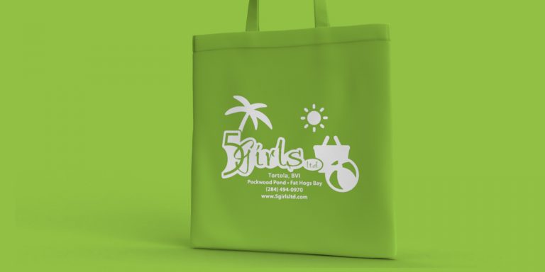 5 Girls Home Center Beach Tote Bag