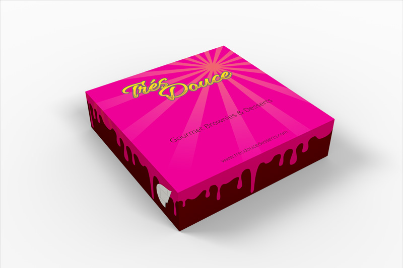 Trés Douce pastry box